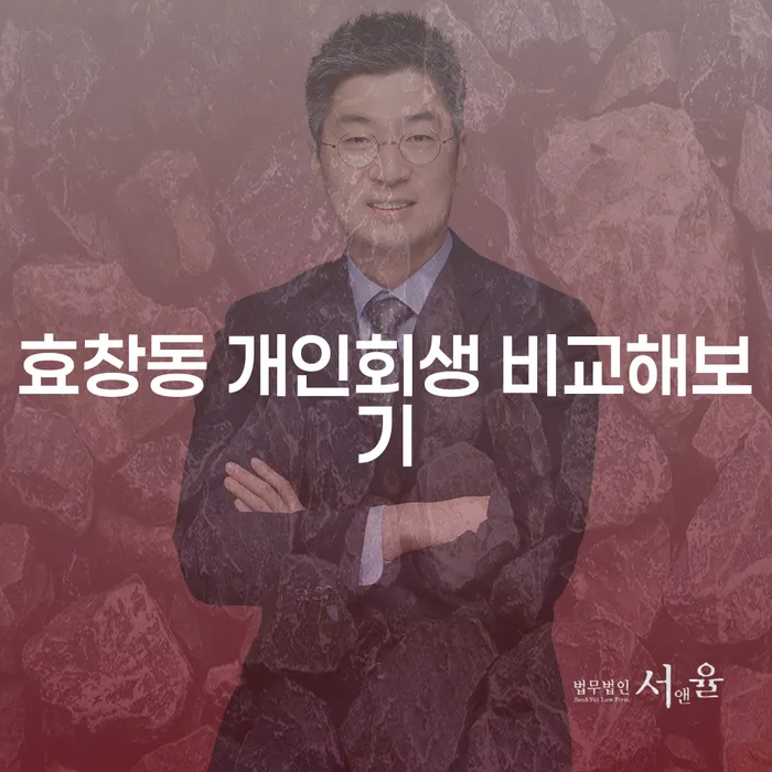 효창동 개인회생 비교해보기