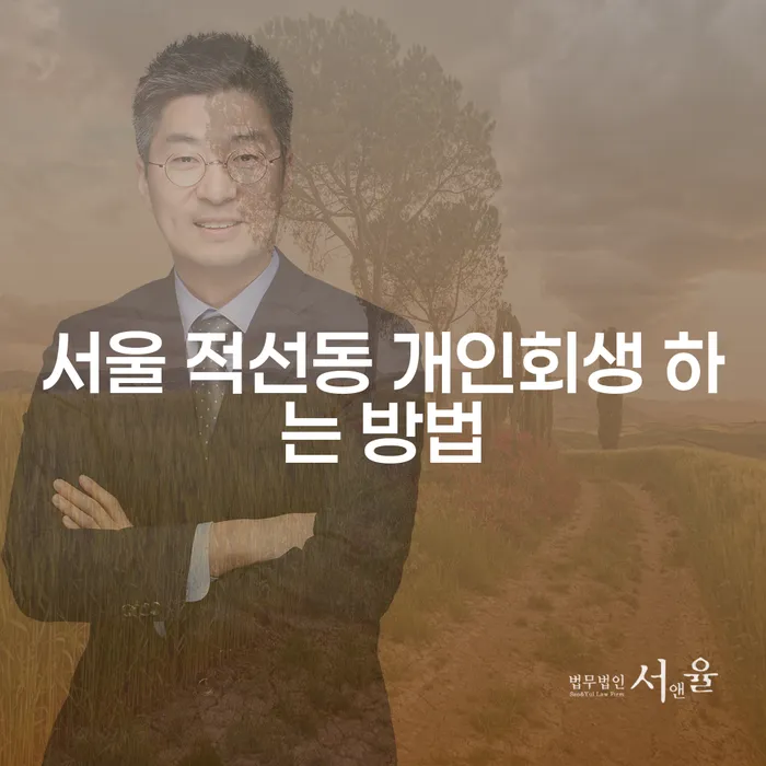 서울 적선동 개인회생 하는 방법: 어떻게 시작해야 할까요?